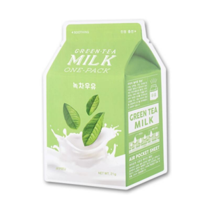 A'pieu - Masque - Green tea Milk One Pack Mask