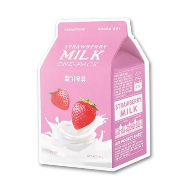 A&rsquo;pieu – Masque – Strawberry Milk One Pack Mask